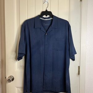 Tommy Bahama Deep Blue Casual Button Down Shirt